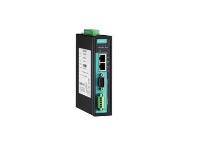 Moxa NPort IA-5150-M-ST-T - 1 RS-232/422/485 port to 1 100BaseF(X) multi-mode port, ST, IECEx, -40 to 75 Degree C operating temp by MOXA